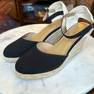 J.Crew Brand New Espadrille Wedges with ankle strap